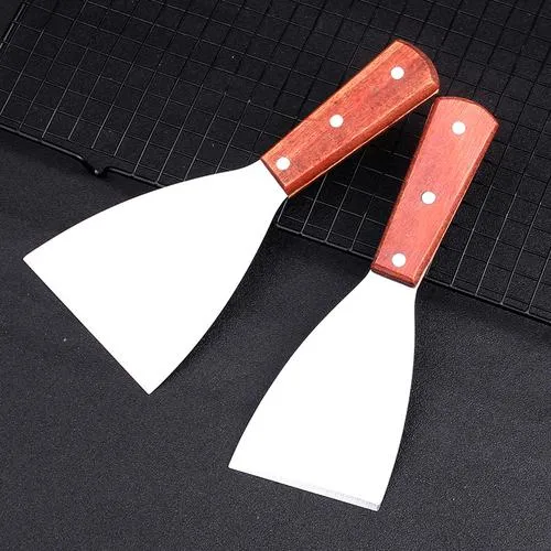 Stainless Steel Putty Knife Strip Knife Cleaning Shovel Clay Knife Floor Cleaning Tool