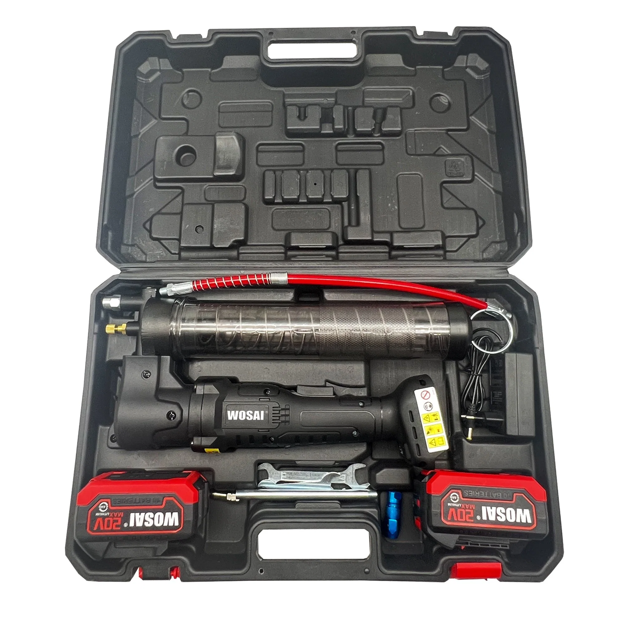 Battery Powered 20V Wosai 600cc Rechargeable Manufacture Electric Cordless Grease Gun