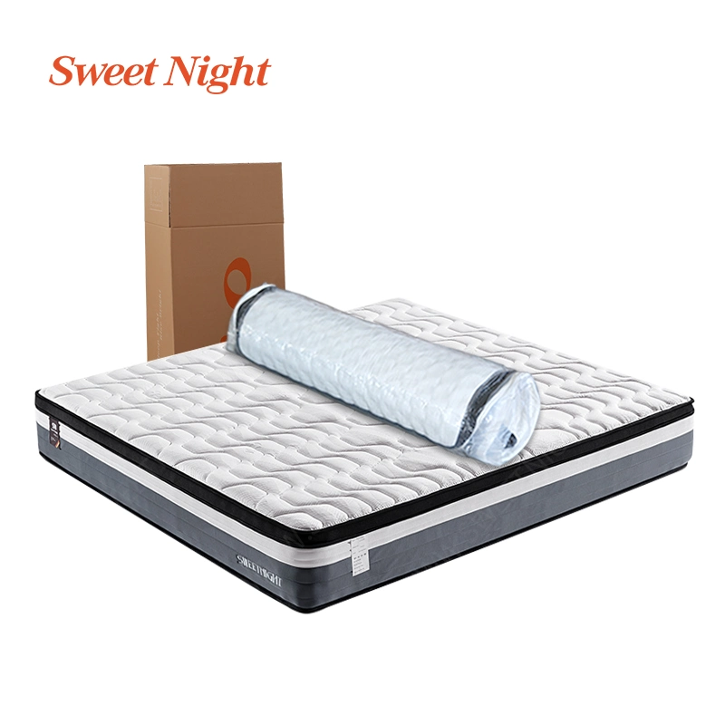 Full Size Furniture Hotel Bed Queen King Size Compressed Memory Foam Soft Spring Orthopedic Mattress