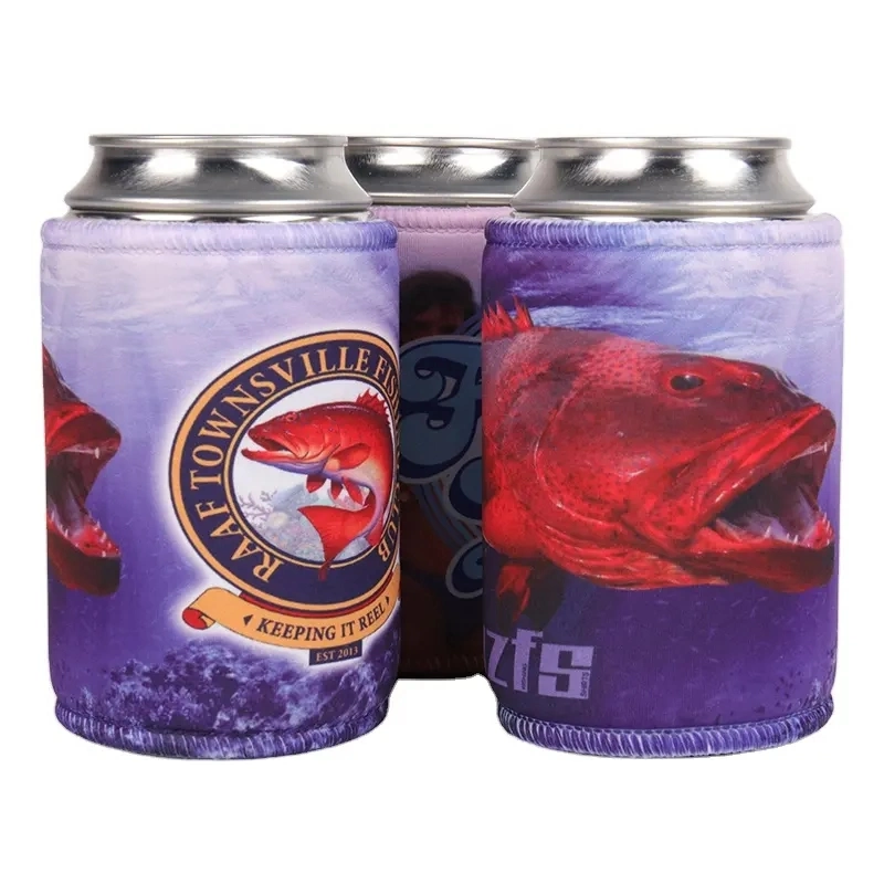 Neoprene Can Stubby Cooler Custom Sublimation Insulated Stubby Holder with Flat Bottom