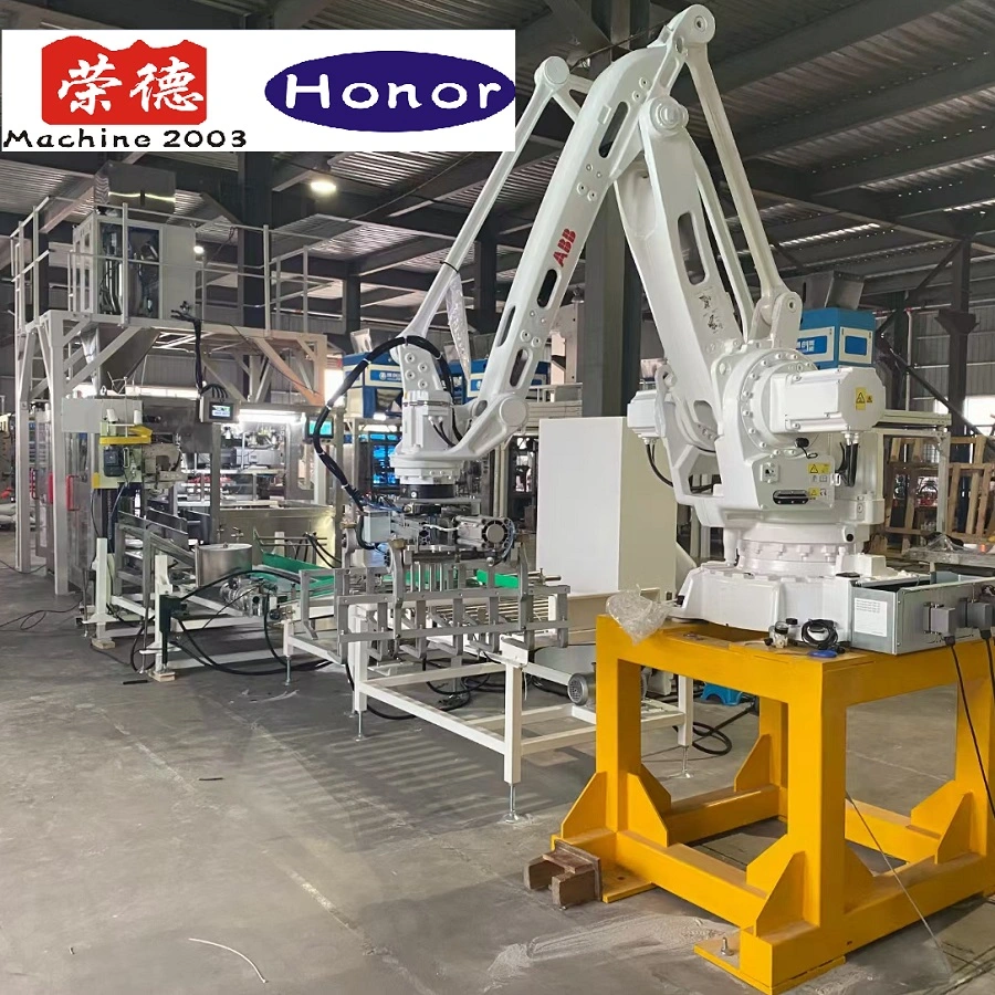 Factory Custom Automatic Packaging Machine Palletizer Line Palletizing Robot Price