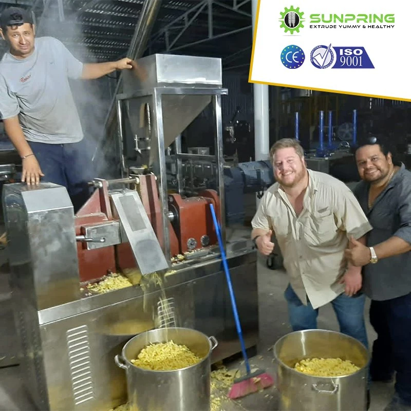 Planta Kurkure OEM ODM + Cheetos Aperitivos, haciendo que el equipo Mejor Precio Cheetos máquina crujiente Snacks Máquina Kurkure + Línea de producción