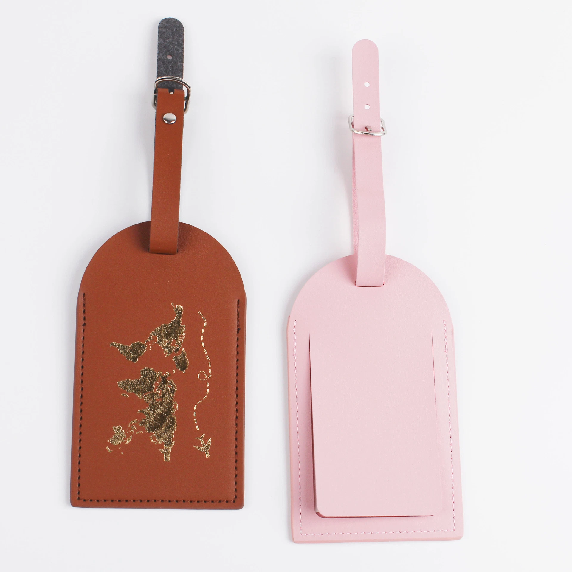 New PU Leather Suitcase Name Logo Luggage Tag