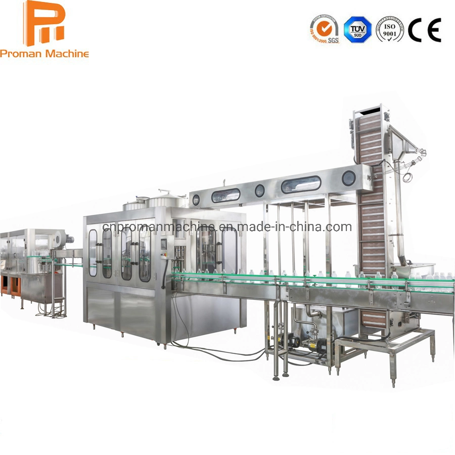 Automatic Liquid Beverage Filling Machine for Pet Bottle Mineral Water Flavored Tea Juice and Carbonated Drink