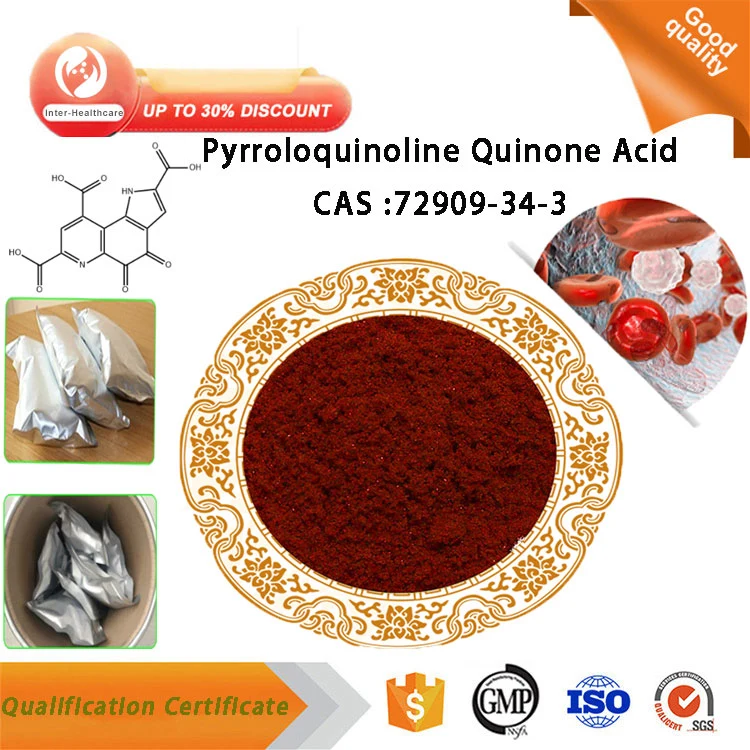 High Quality Manufacturer Price Pyrroloquinoline Quinone Acid Powder CAS 72909-34-3 PQQ