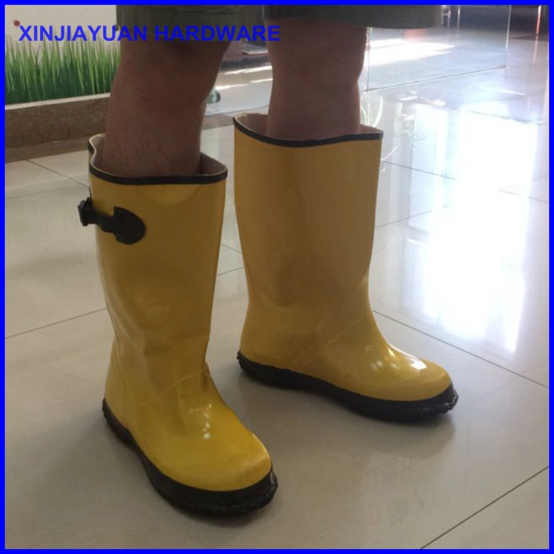 Overshoe Boot 17'' Yellow Slush Boots Size 18