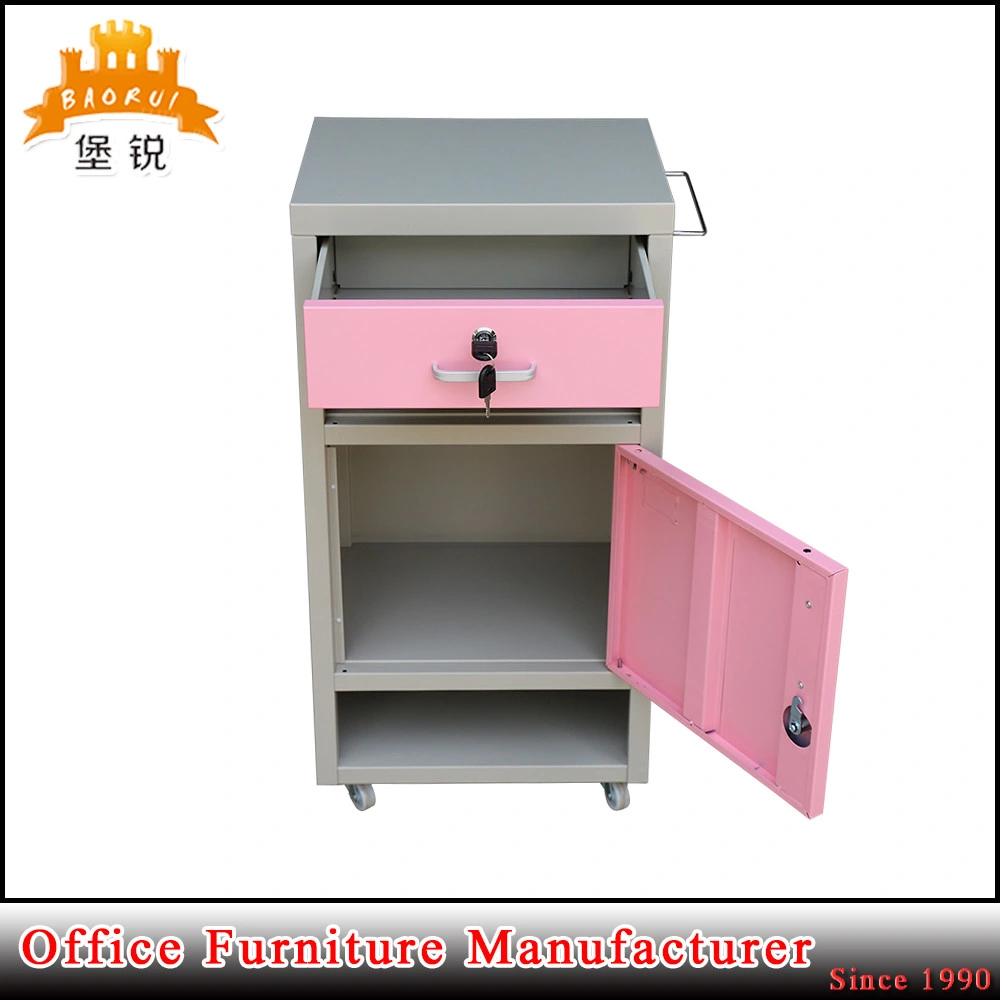 Fas-109 Cheap Price Patient Bed Furniture Medical Bedside Table Hospital Bedside Cabinet
