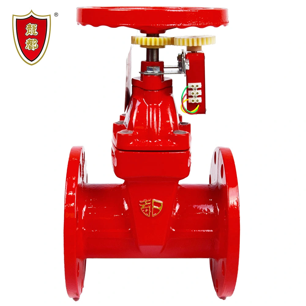 Ductile Iron Flange Type DN80 Industrial Pipe System Non-Rising Stem Electric Signal Gate Valve