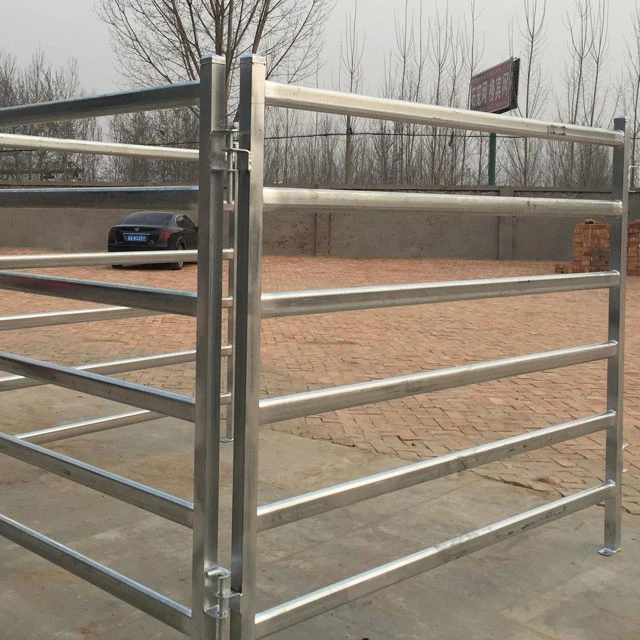 Cheap 6 Rails Galvanized Corral Horse Cattle Yard Fence Panel.