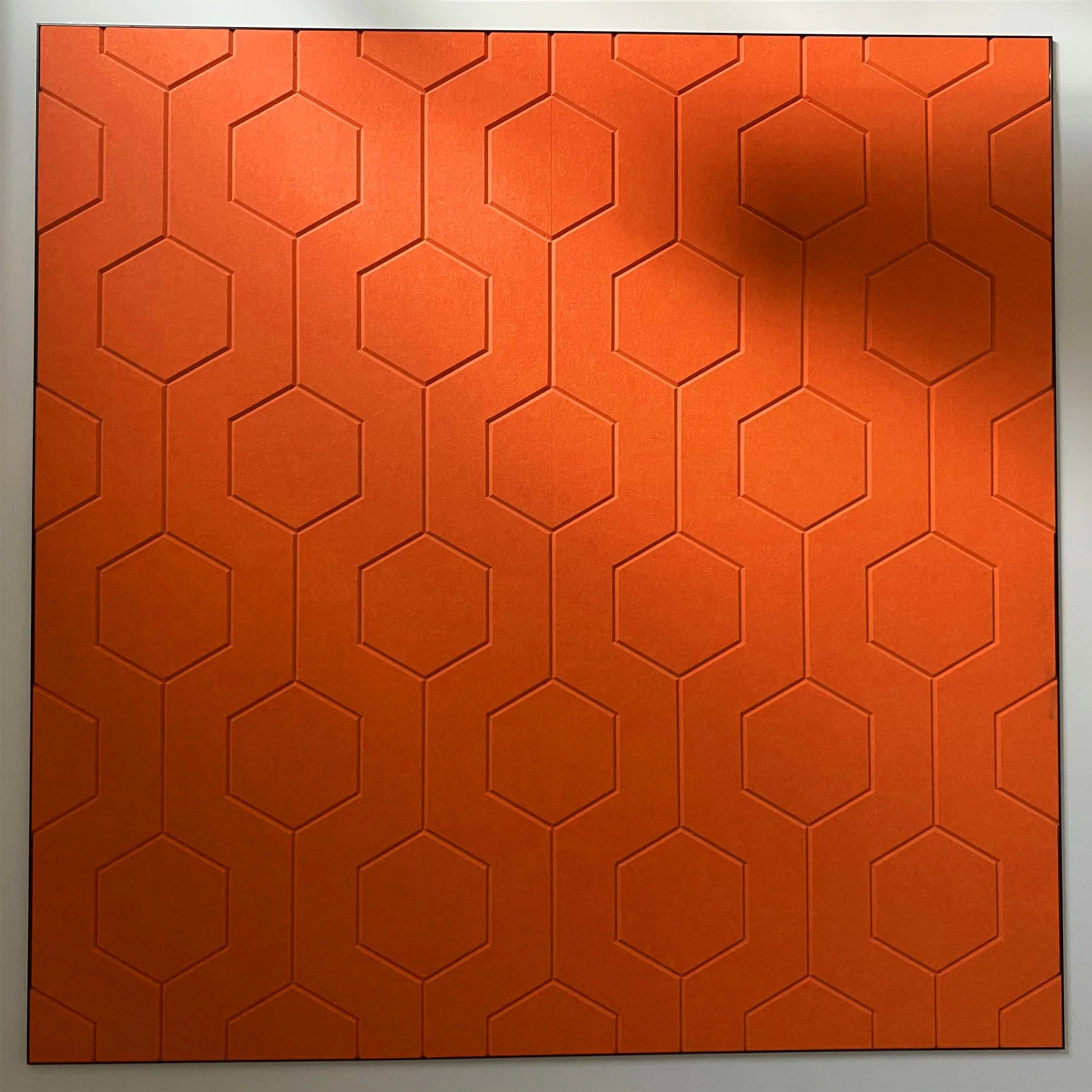 Sound Absorption Material 9mm Polyester Fiber Acoustic Plain/Embossing/Carved Wall Panel