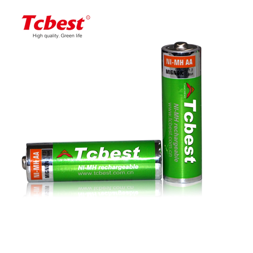 Fabricant de batteries Batterie rechargeable à faible autodécharge 1,2V NiMH Pack de batteries rechargeables AAA 2700mAh Ni-MH AA D C 9V pour souris sans fil.