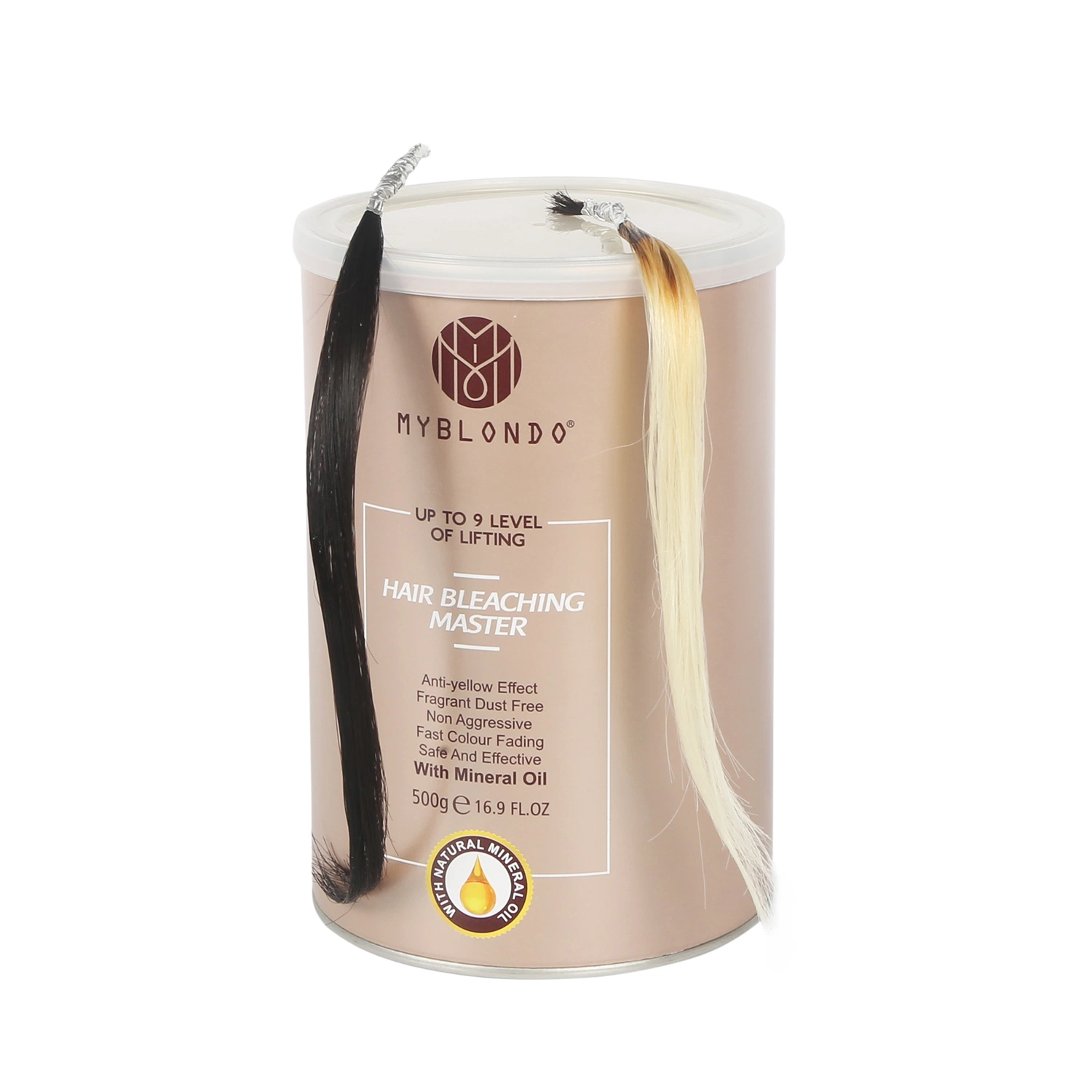 Formulated in Italy 500g Jar Hair Bleaching Powder for Hair Color Bleaching Powder Lightener in Stock