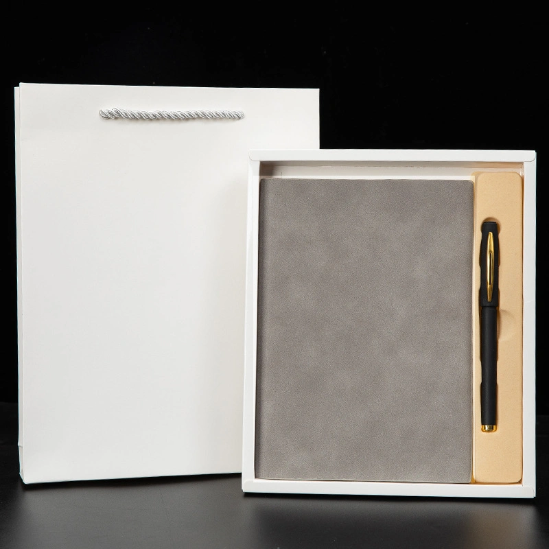 Business Notebook Schreibwaren Set Corporate Anniversary Notizbuch und Stiftgeschenk Sätze