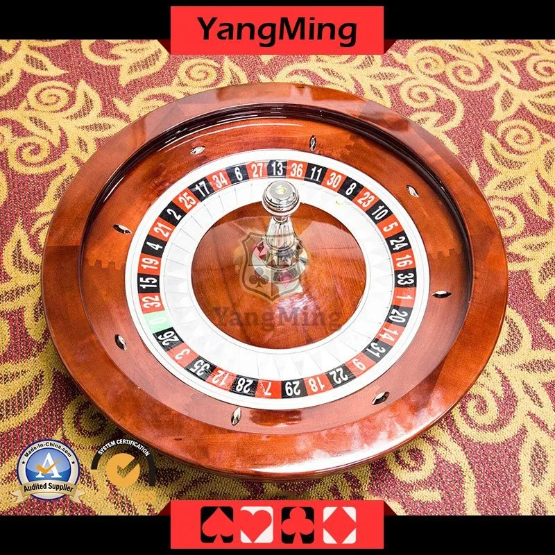 Imported Solid Wood 36-Bit English Roulette Poker Table Dedicated 82cm Luxury Casino Custom Manual Roulette