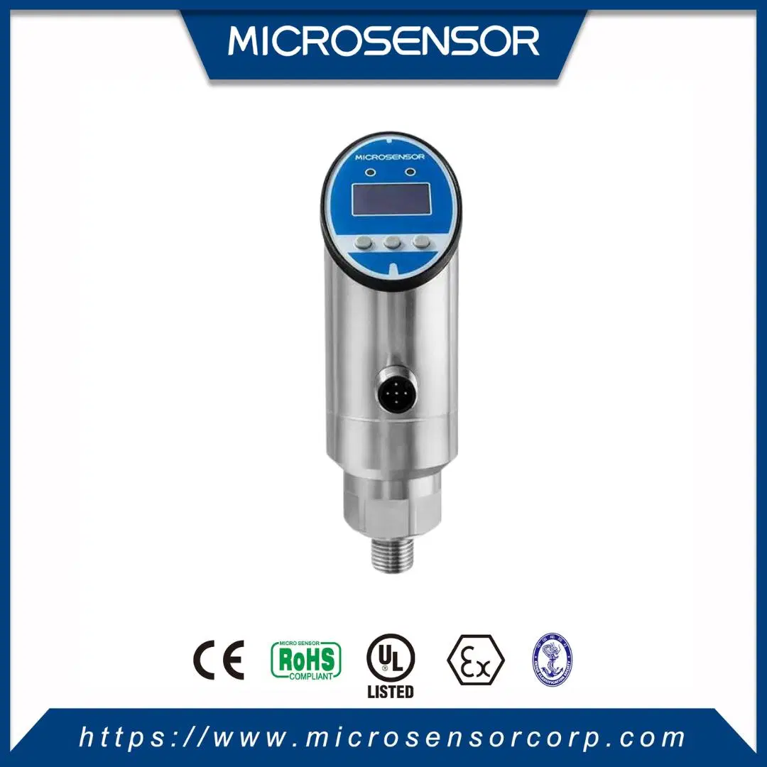 Accurate Piezoresistive Stiainless Steel PNP OEM Digital Intelligent Temperature Switch MTM5581