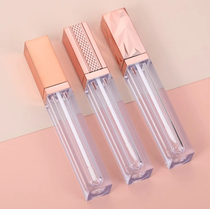 Luxury Beauty as/ABS Products Electroplating Cosmetic Packaging Lip Gloss