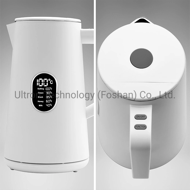Doble capa Anti-Scalding termostato electrónico Hervidor de agua pequeños electrodomésticos Wholesale/Supplier apagado automático hogar hervidor de agua