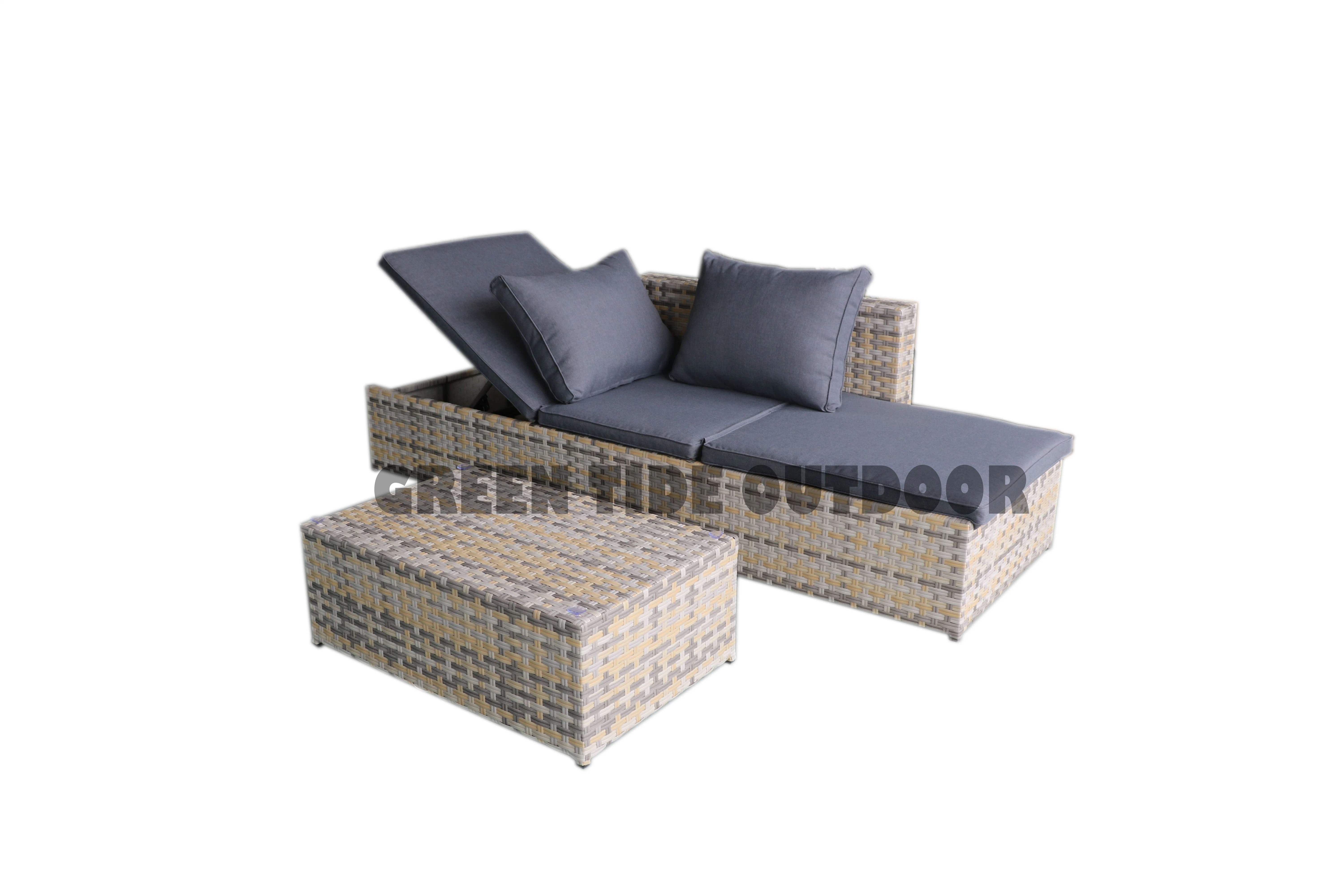 Outdoor Indoor Modern Hotel Terrace Rattan Sofa Garden Furniture