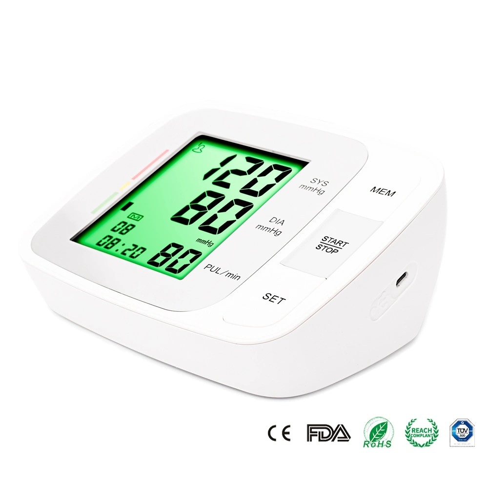 China Digital Arm Blood Pressure Monitor Pressure with Voice Arm Blood Pressure Monitor Factory