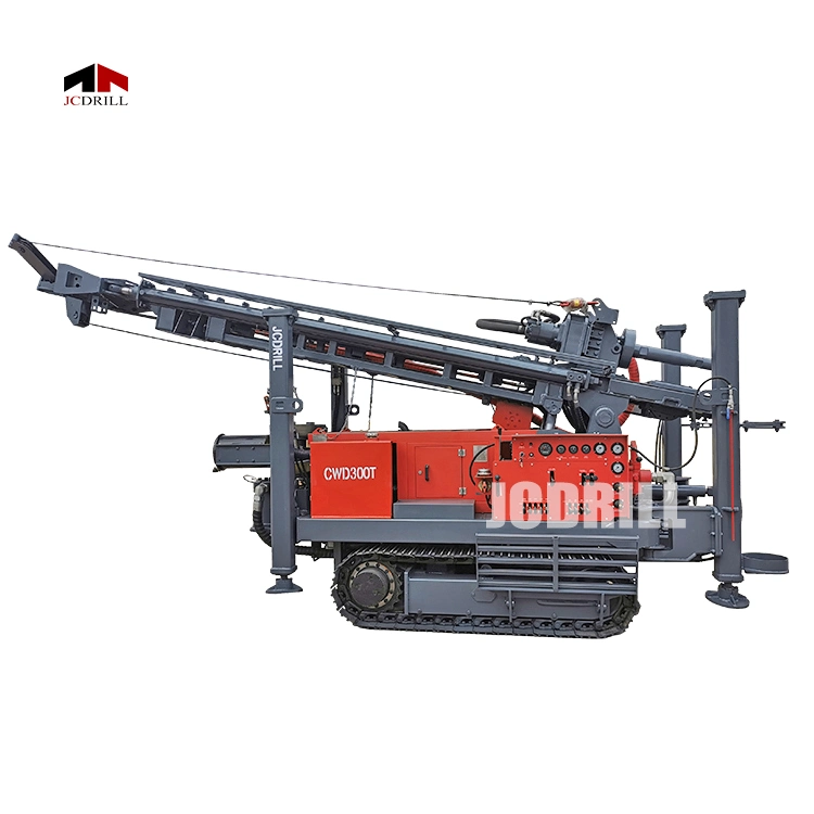 Crawler Type Mobile Hydraulic Mining Rock Core DTH Rotary Deep Borehole Ground Water Well Drilling Rigs Oil Drilling Equipment Rotary Drill Rigs Machine