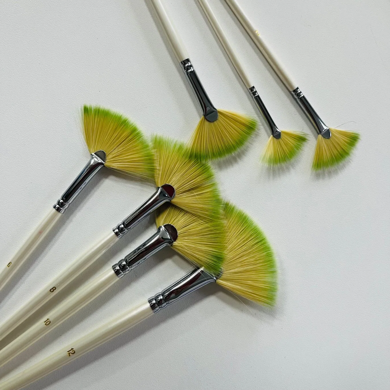 Farbe Nylon Künstler professionelle Palm Stick Öl Borste DIY Kunststoff Pinsel Pinsel Malwerkzeuge