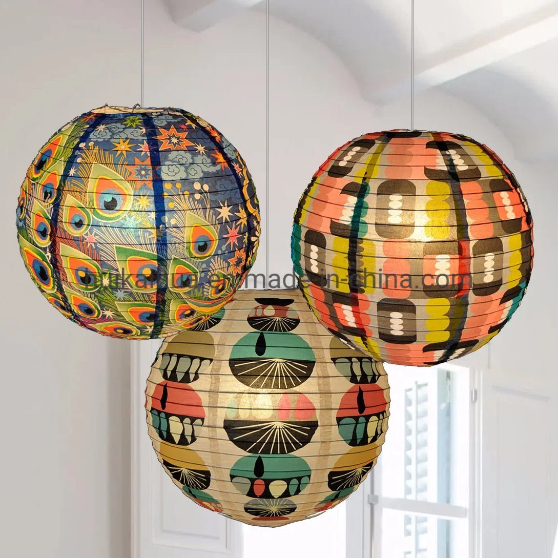 Design Lamp Lampshade Paper Lamp Shade Lobby Paper Lantern