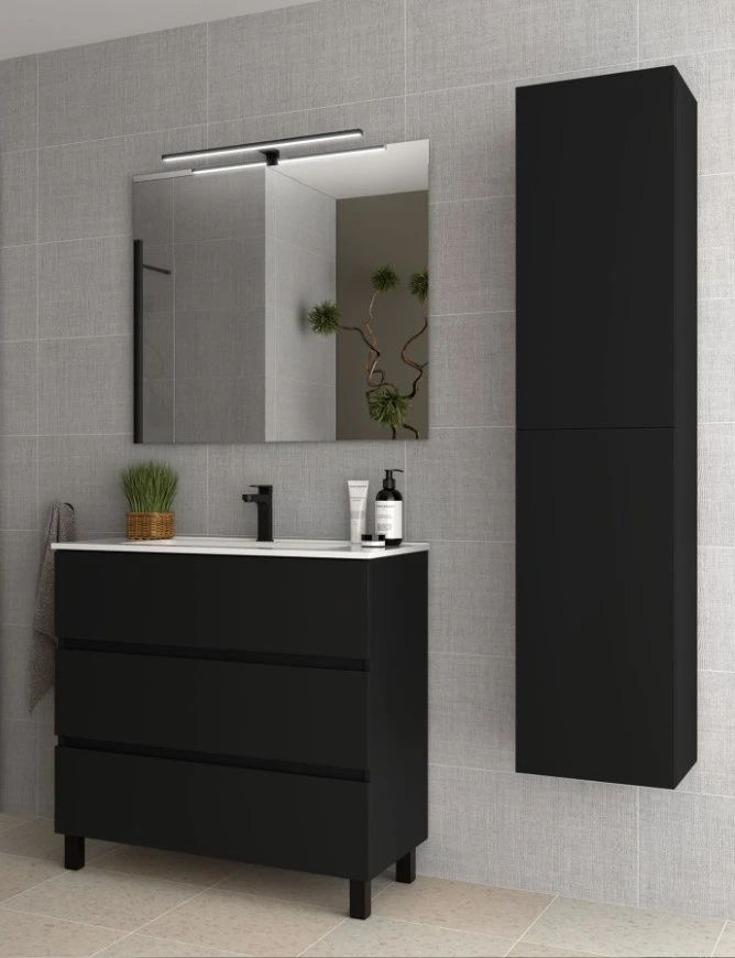 Customized Design Bathroom Vanity Good Quality Better Price Wood Bathroom Cabinets with Ceramic Basin