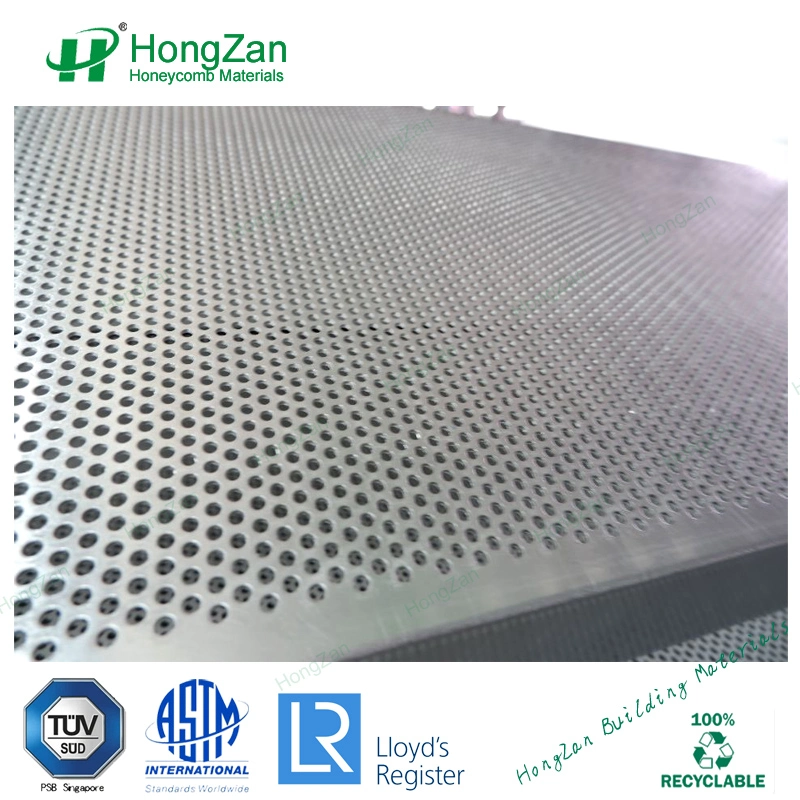 Insulated Ceiling Aluminum Perforated Composite Plate Decoration Material