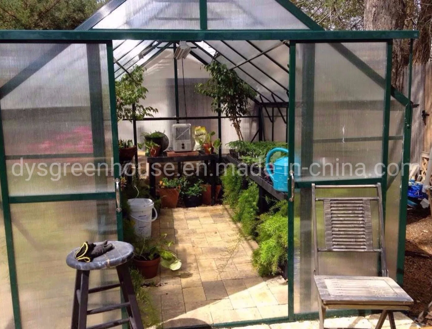 Classic Series Walk in Hobby Polycarbonate Sheet Green House with 6mm PC Sheet Rdgs0810-6mm