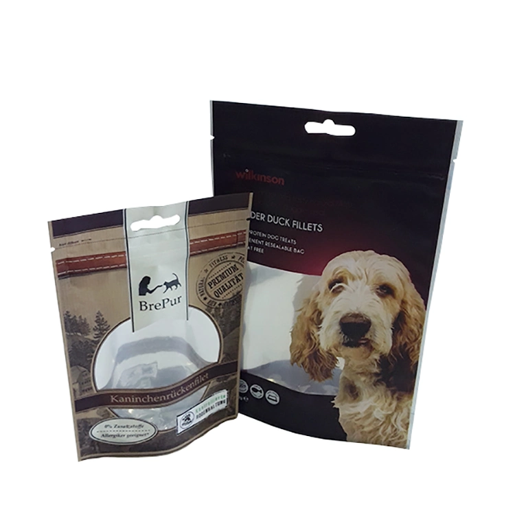 Les aliments pour animaux chien d'aluminium en plastique snack de l'emballage 100g 500g 50 g 1oz