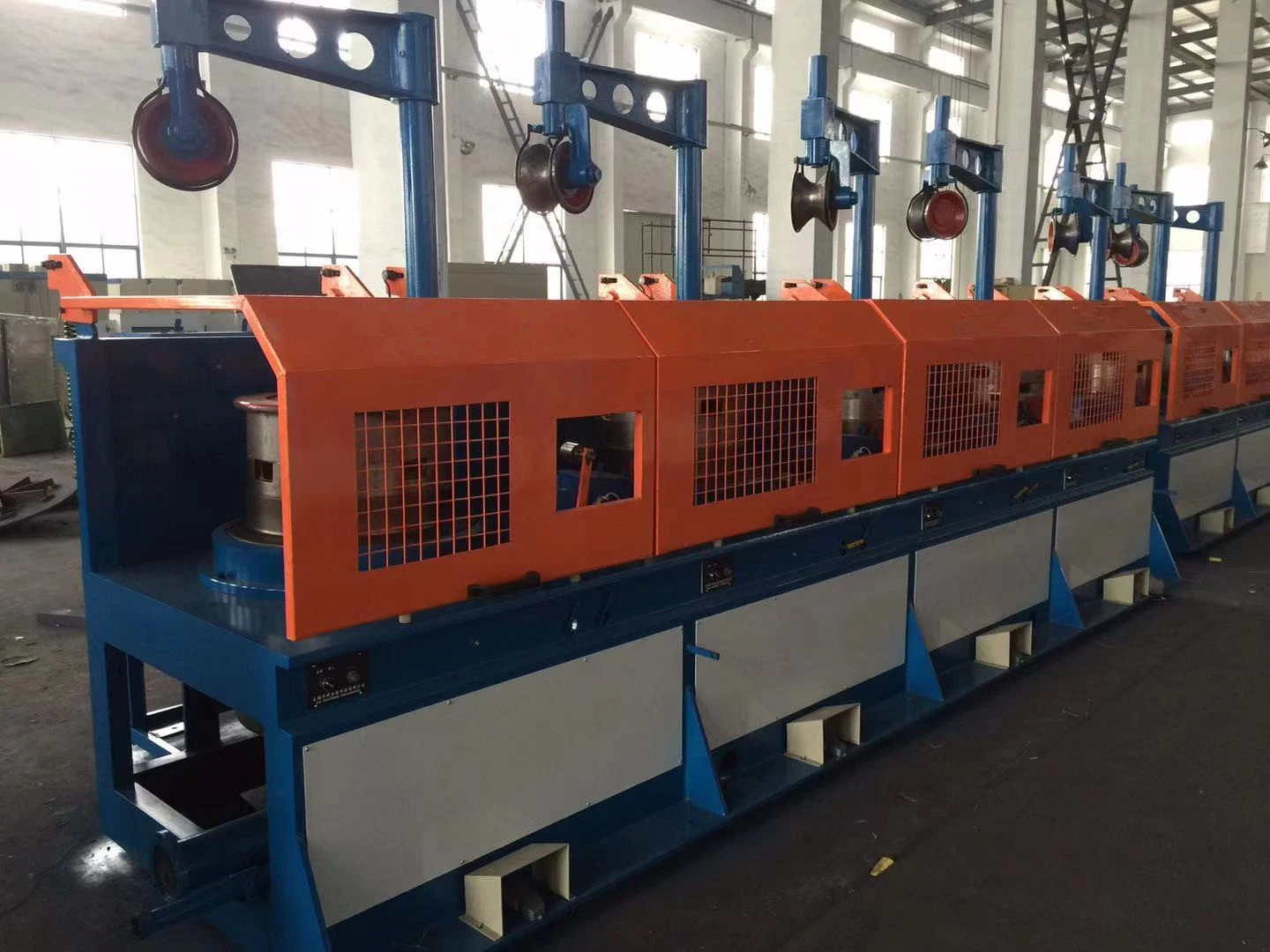 11 Drums Straight Line Wire Drawing Making Machine