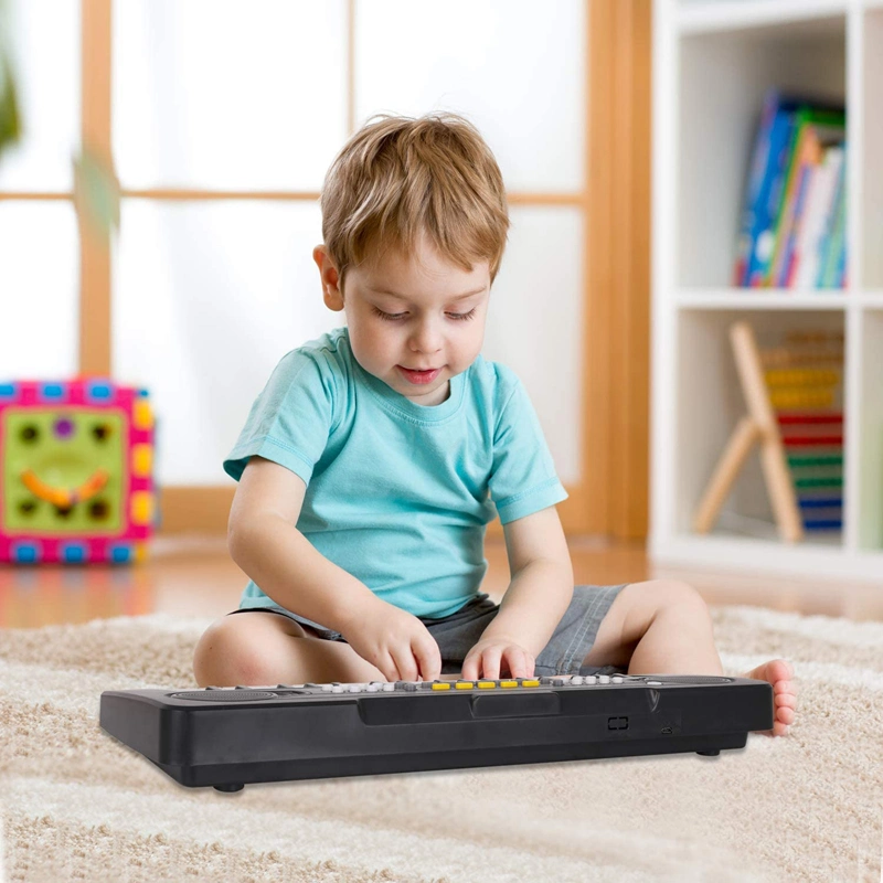 37 Principais Kids Brinquedos Musicais Teclado Piano Black Piano Teclado portátil de música da aprendizagem escolar brinquedos teclados eletrônicos