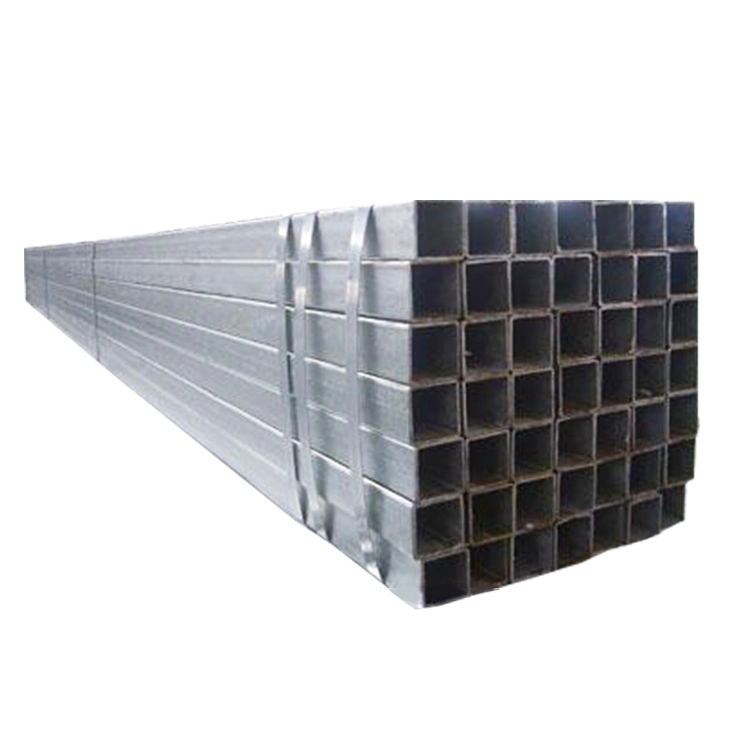 BS 1387 ASTM A53 20X20 mm 40 * 40 mm tubo de Seção oca quente Revestimento de zinco de imersão 1 * 1 Inchen10255 Programa 40 galvanizado a frio Tubo de aço para fazer mobiliário