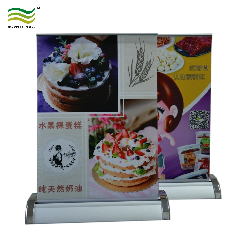 A3 A4 Mini L Roll up Banner Stand Table Top Display Stand