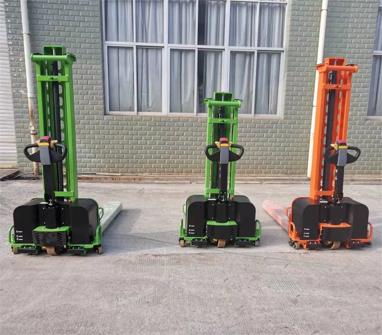 Andylift Zts-10f 1000kg Capacity 0.8m-1.6m Lifting Height 48V/25ah Lithium Battery Full Electric Self-Loading Stacker