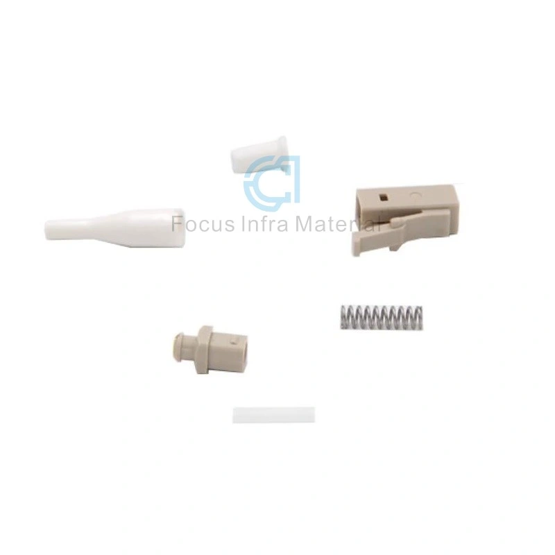 LC PC Om1 0.9mm Sx 2.0mm Fiber Optical Patchcord Pigtail Connector Parts for Drop Cable Connection