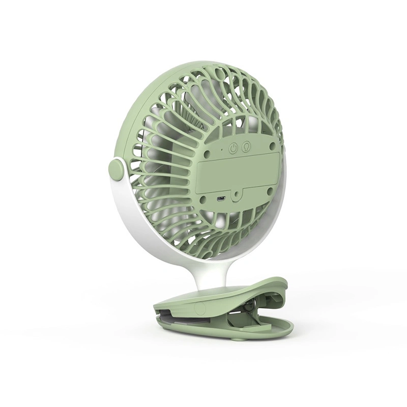 Personal Outdoor DC 5V Smart Cooling moderne Portable Rechargeable USB pratique Mini Bébé 5 ventilateur Clip de lame