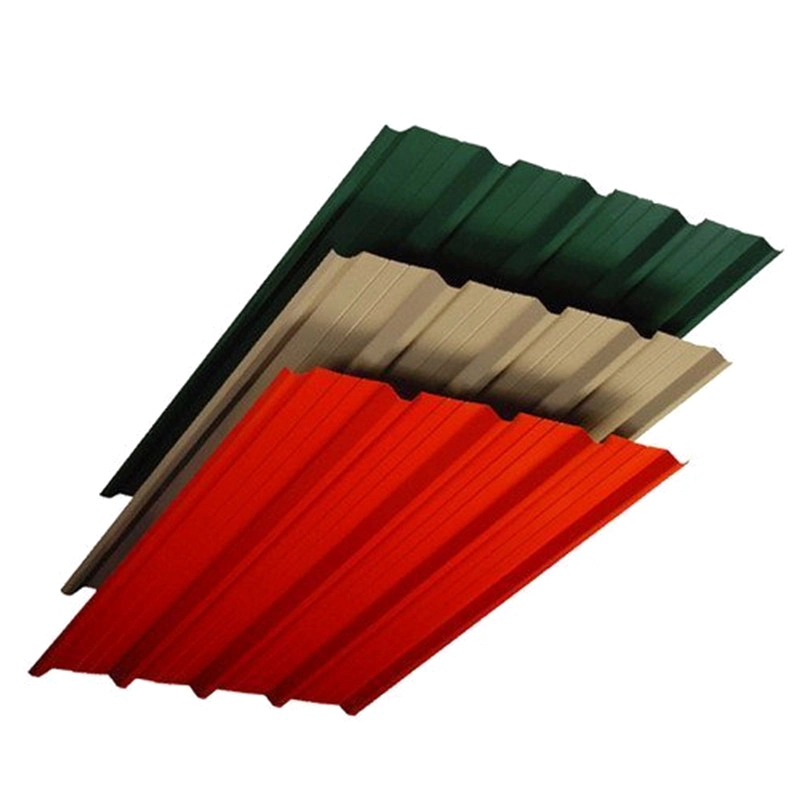 PPGI Roofing Tiles Prepainted Gi Corrugated Steel Sheet Metal Color Coated Galvanized Steel Sheet Roof Sheet Prices Colorful