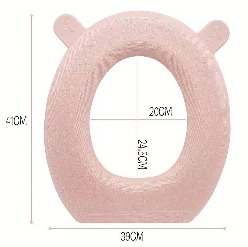 Bague de mousse de silicone universel Four-Season Coussin de siège de toilette Coussins pour les sièges de toilette doux