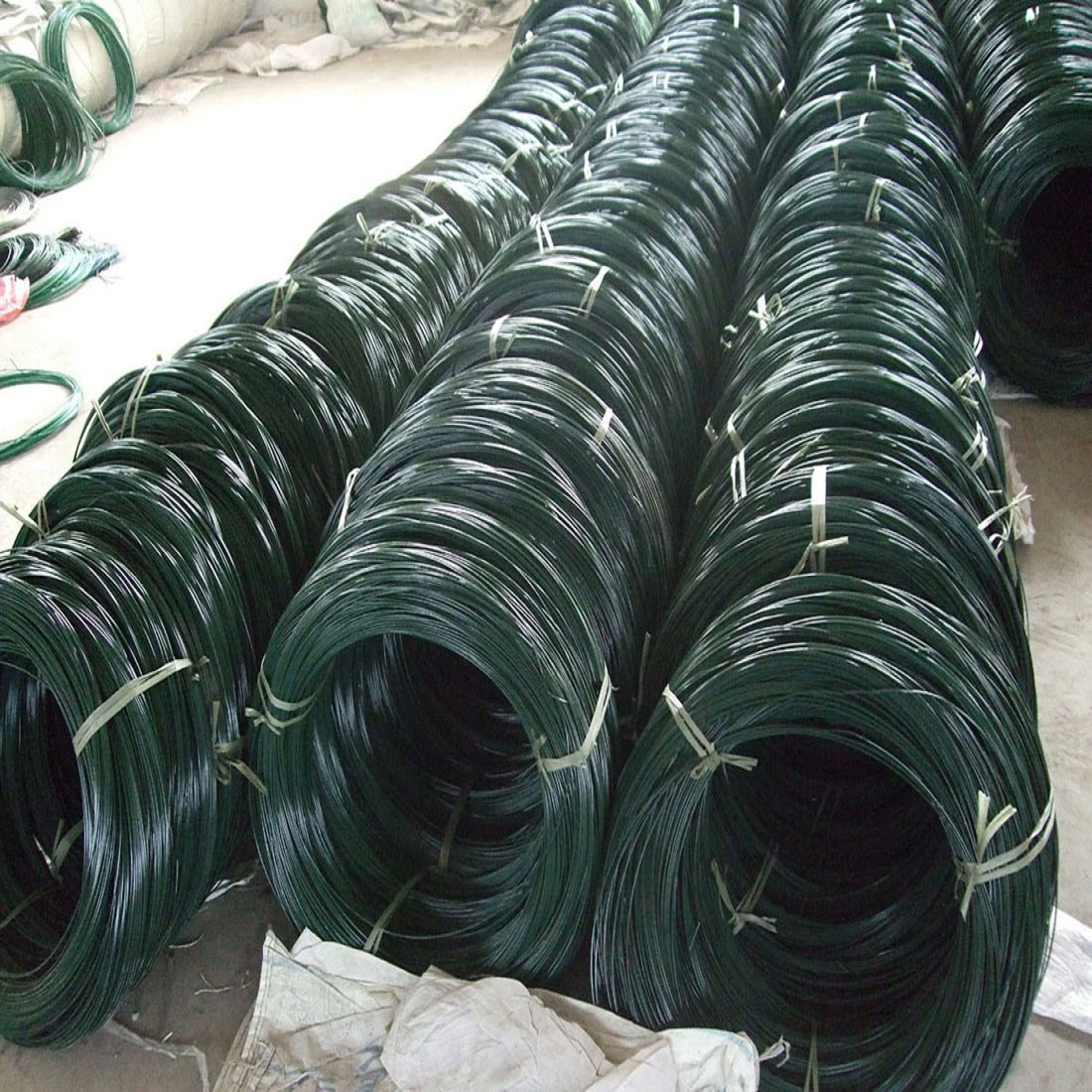 1,5 mm, de 2,5 mm, 3,0 mm de hierro galvanizado recubierto de PVC precio de fábrica para la cadena de cable Link valla Gabion Box