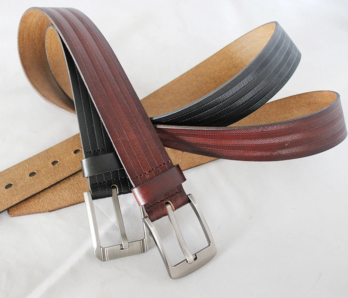 Men Fashion Belt Uesing Cow Split Leather Belt Apparel Accessories 40-14524