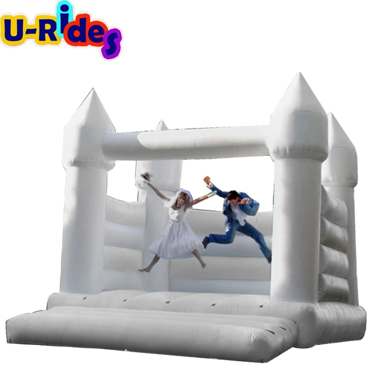 Wedding Bouncer Inflatable White Jumping Castle For Party Event