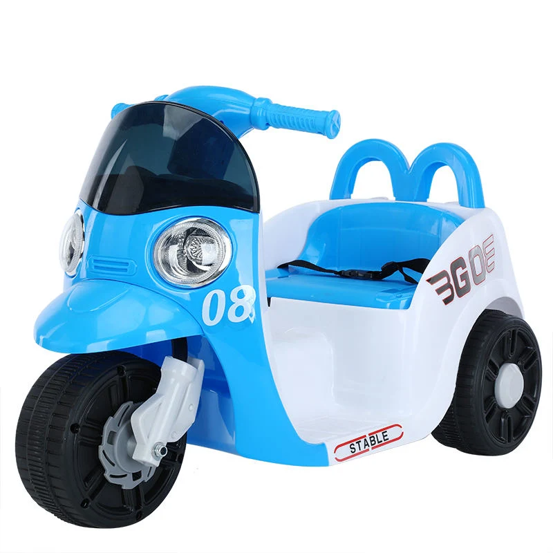 Lovely Baby Ride on Car Battery Operated Motorcycle with LED Lights/Three-Wheel Mini Kids Electric Motorbike with Remote Control