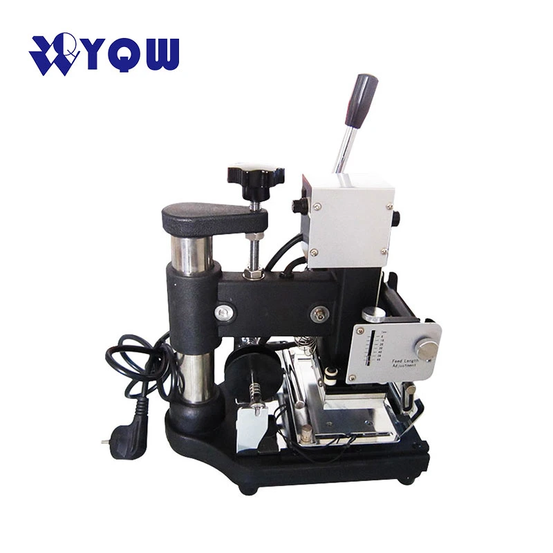 Manual Embossed PVC Card Hot Foil Heat Press Tipping Machine