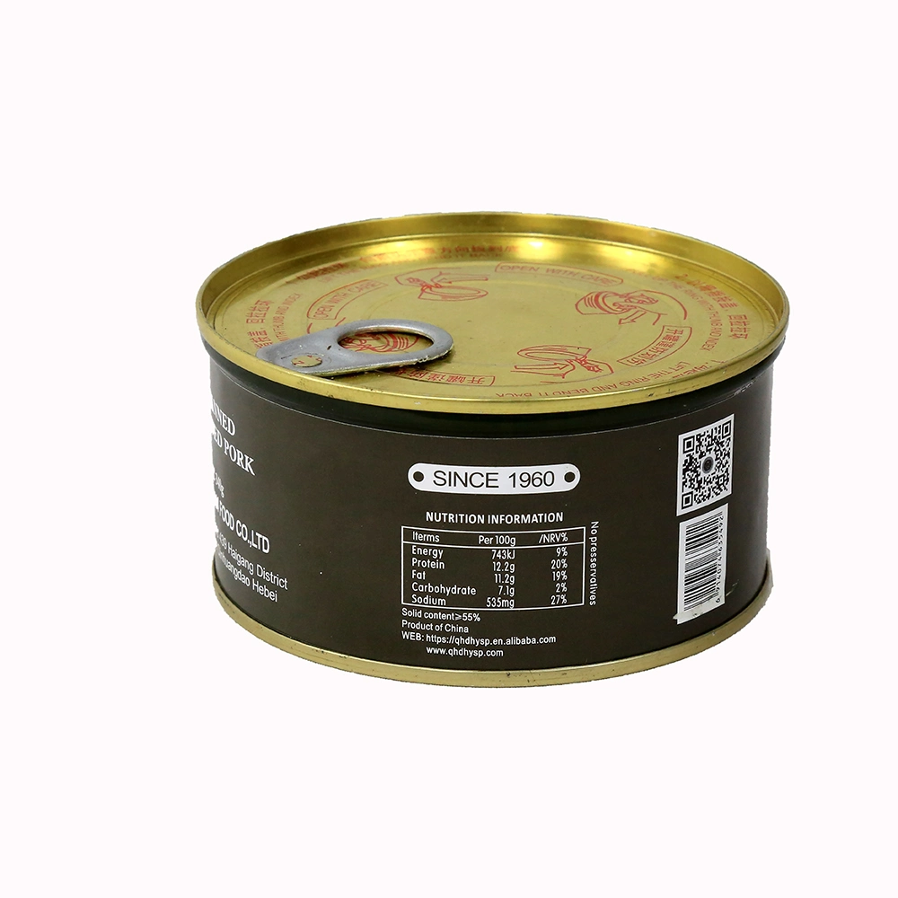 340g Canned Stewed Pork Meat Military Outdoor Health Can Food