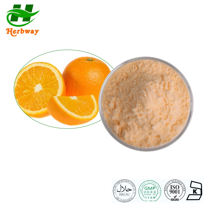 Herbway Kosher Halal Fssc HACCP Certified Food Supplememt Orange Fruit Juice Powder