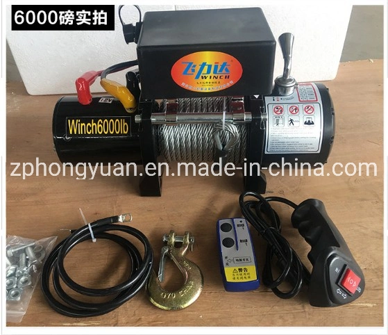 Hongyuan UTV Winch 24V with Different Rated Line Pull Capacity 9500lbs 12000lbs