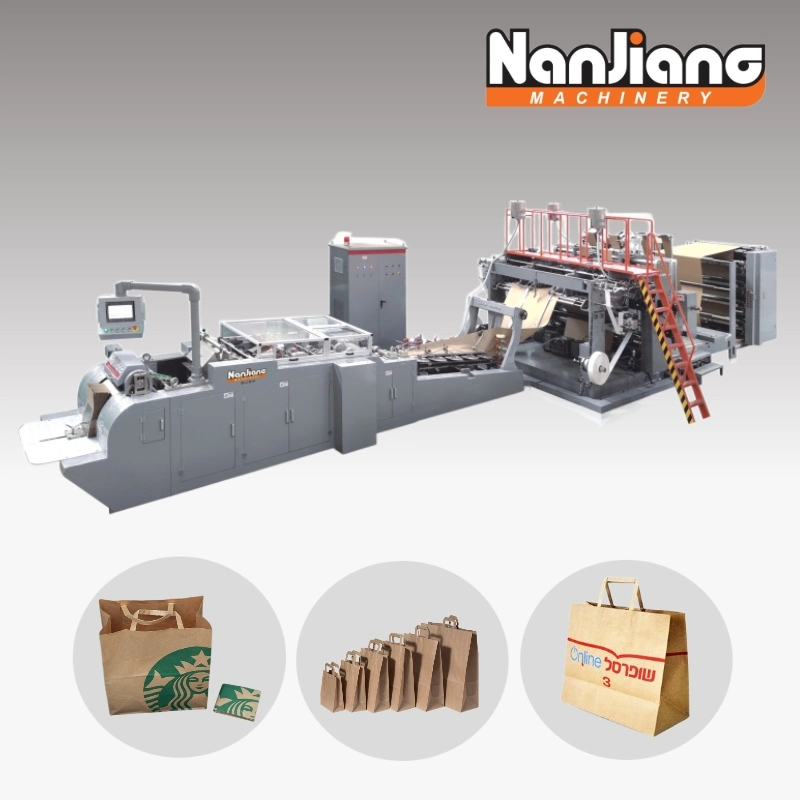 Inside Flat Handle Paper Carrier Bag Machine Machine