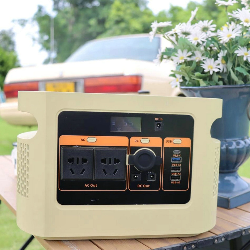 2022 New Mobile Powerstation Camping 500W 500wh 110V 220V Solar Charging AC/DC/USB/Type-C/Wireless Charging Output