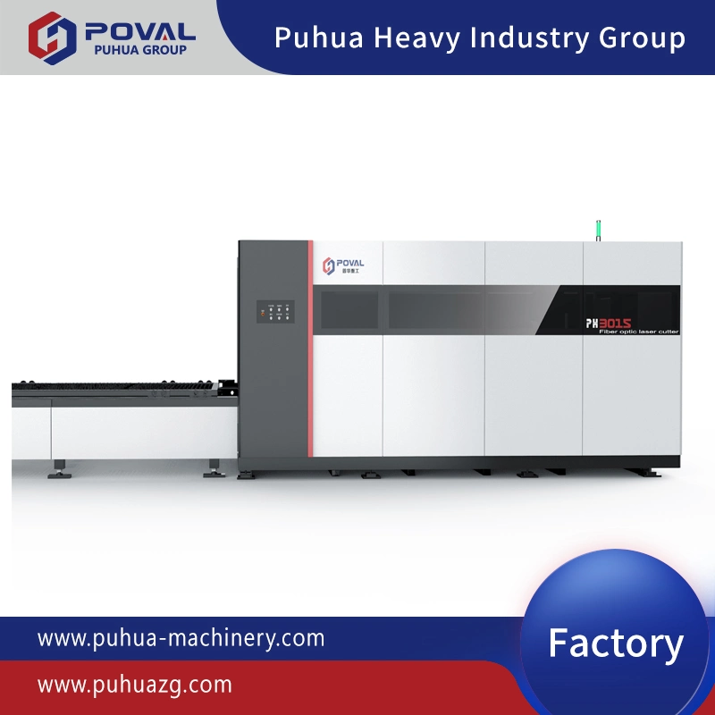 Full-Cover CNC Laser Cutting Machine From Qingdao Puhua